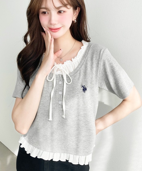 日本U.S. POLO ASSN.假兩件衫