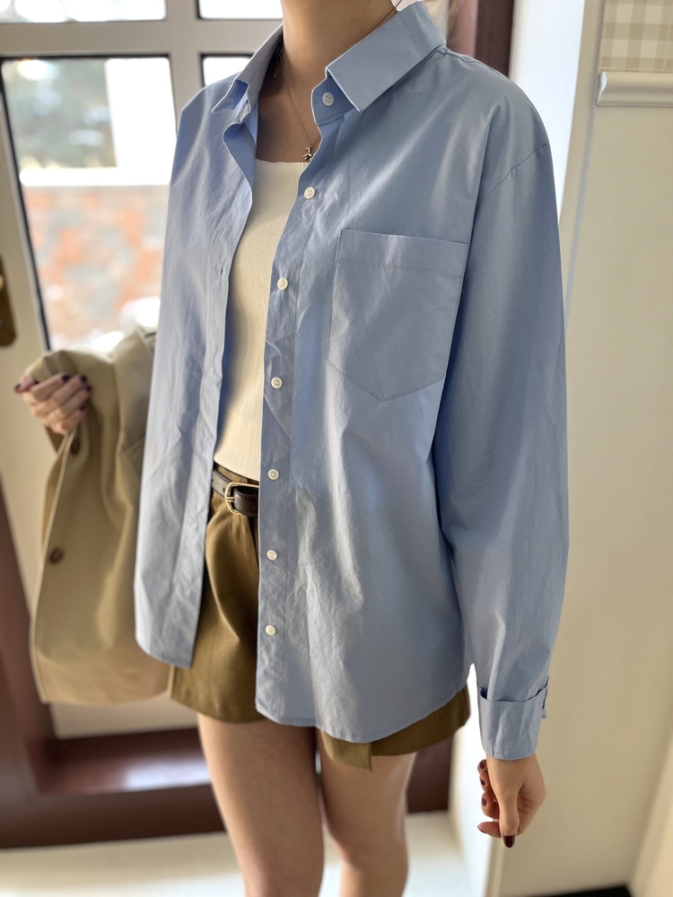 The Oxford Pocket Shirt (Blue)
