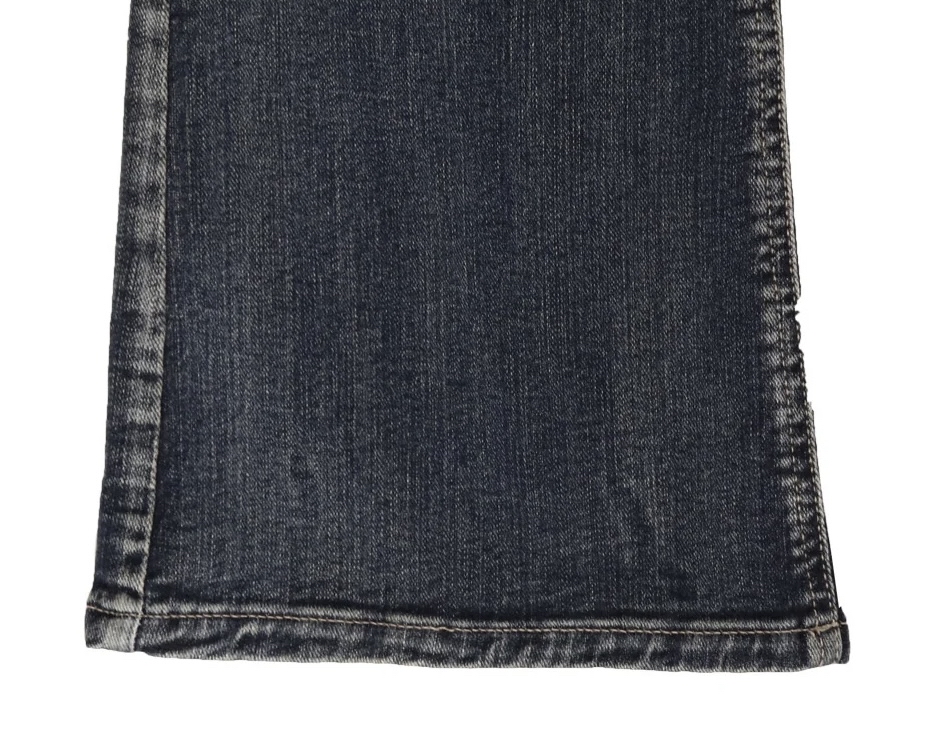 Vintage Washed Low-Rise Flare Jeans