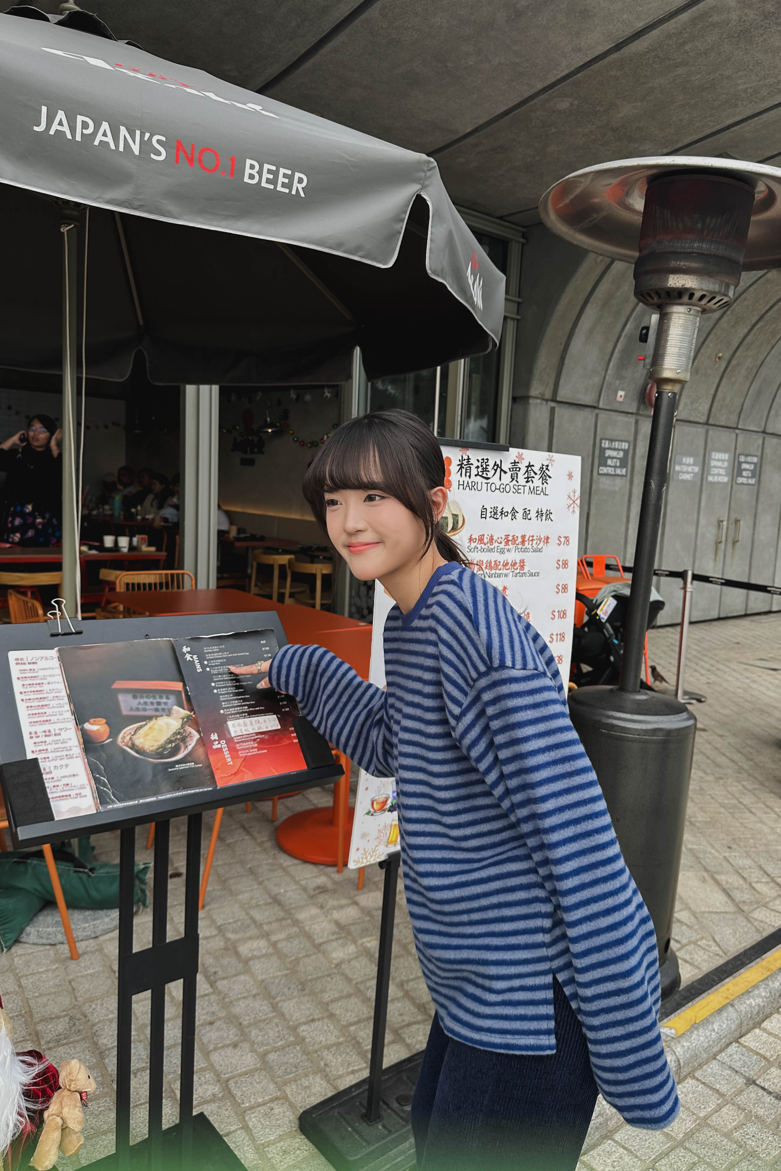 靚色！薄身落肩寬鬆橫間衛衣 (三色入)