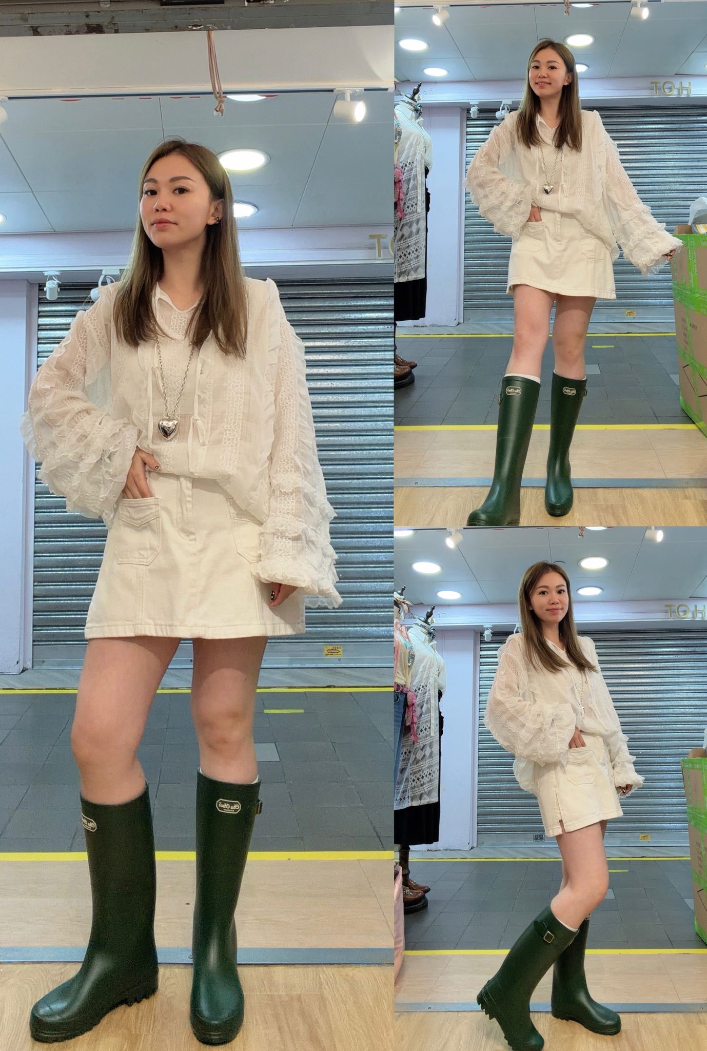 #韓國Rain Boots 顏色：粉紅 / 綠 / 黑 
