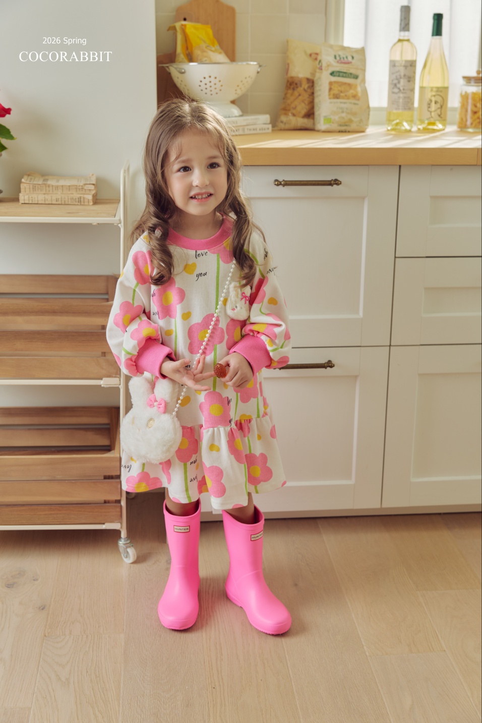 花花兔仔連身裙