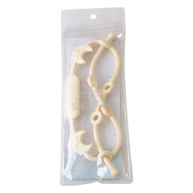 🇯🇵預訂 日本直送🇯🇵Angelette 淺黃色月亮矽膠多功能吊帶