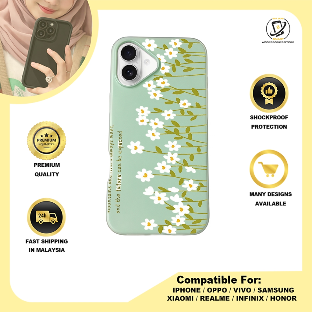 JELLY CASE PHONE FOR IPHONE - DESIGN FLOWER A1