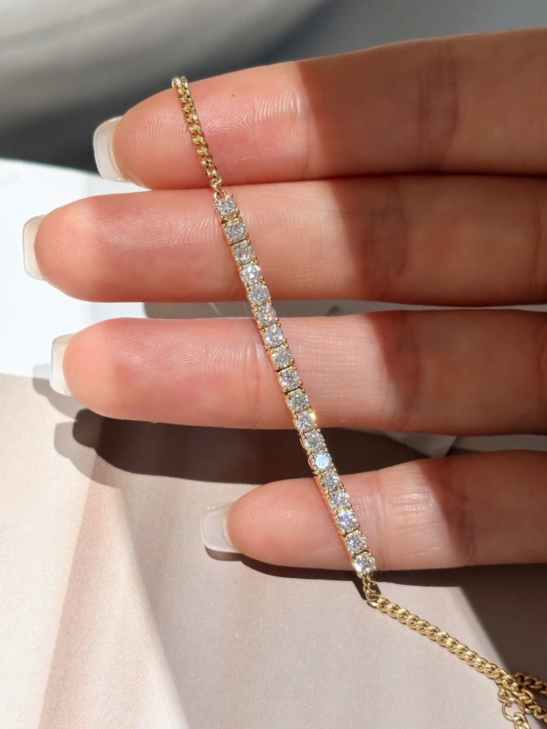 18K Lab Diamond Bracelet