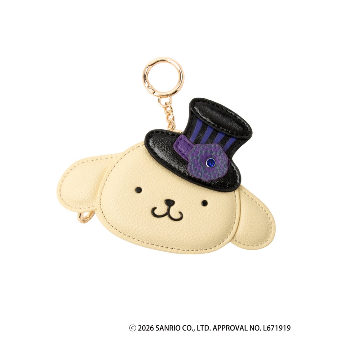 🎀【預訂】Anna Sui x Pompompurin 臉型小包掛飾