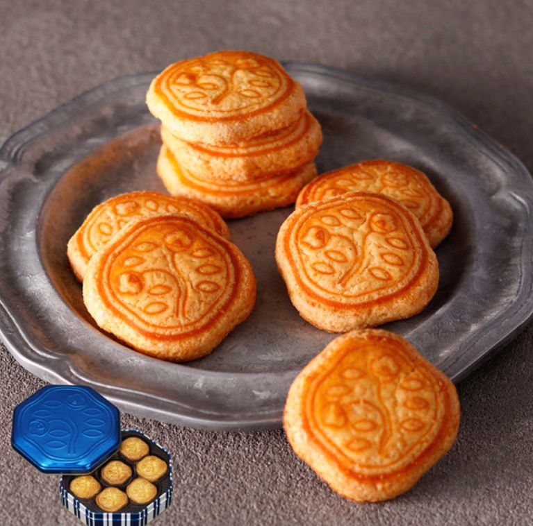 Shiseido Parlor 花椿曲奇 (藍罐24枚) - 12210443