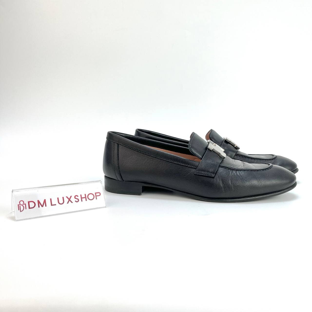 Hermes Black Loafer