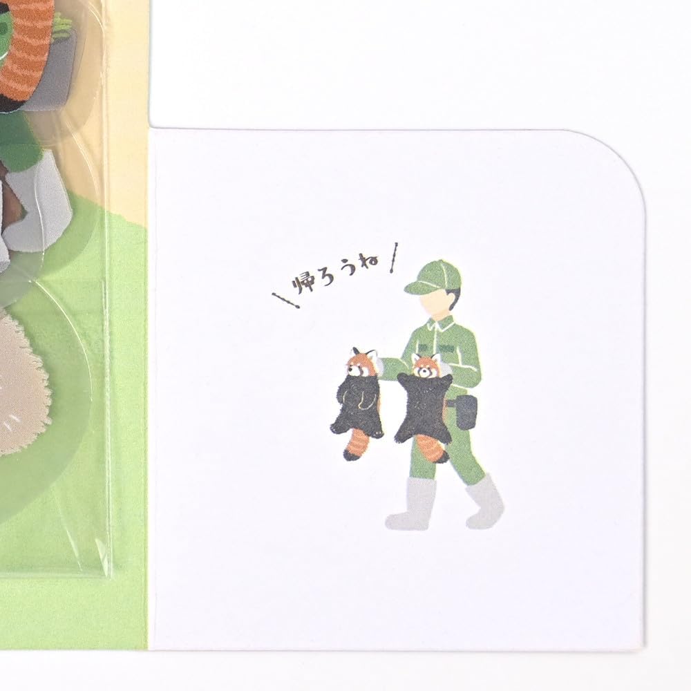 現貨｜ZOOm in Animals 小熊貓 日版 Die-Cut 透明貼紙 (5424123)
