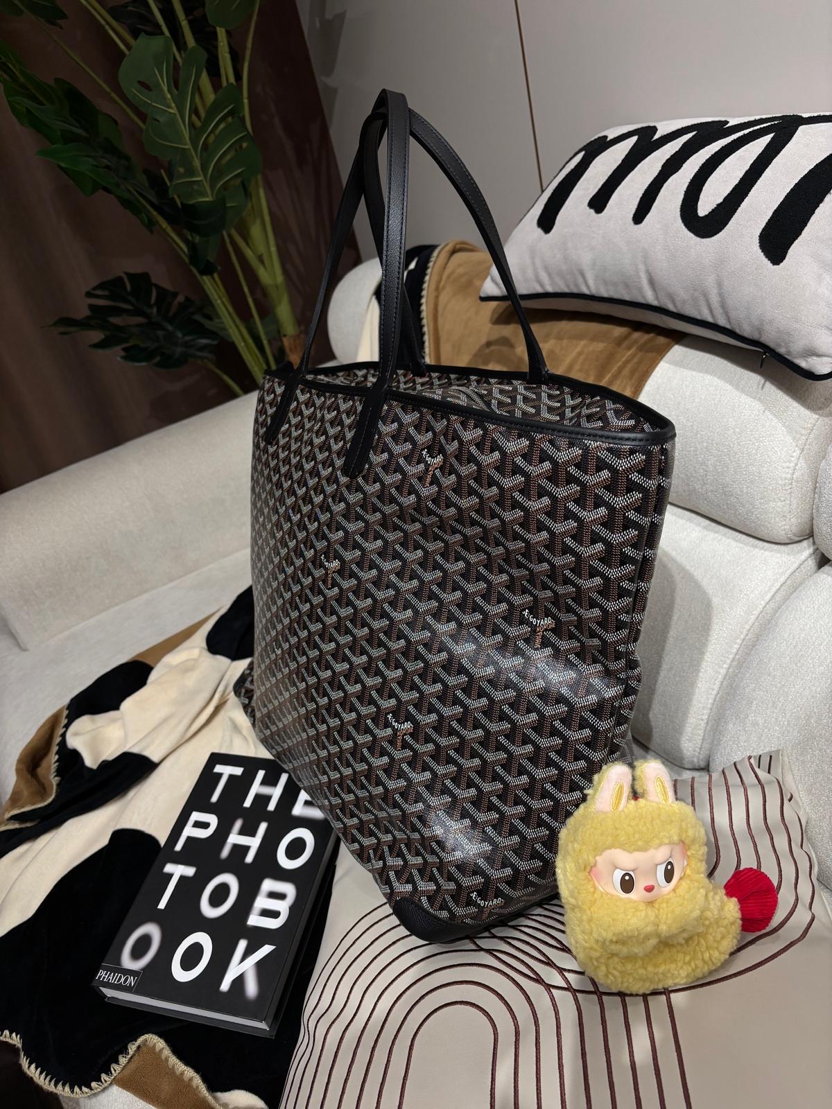 Goyard Artois GM Tote Bag noir 100%Authentic ,98%new ✅專門店收據✅塵袋