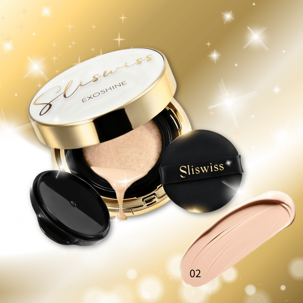 📣Sliswiss震撼登場｜韓國院線級 外泌體v面皇后水光氣墊 SPF50+++. 💖 💖 兩色可選➡️#01 亮白/#02 自然 💖