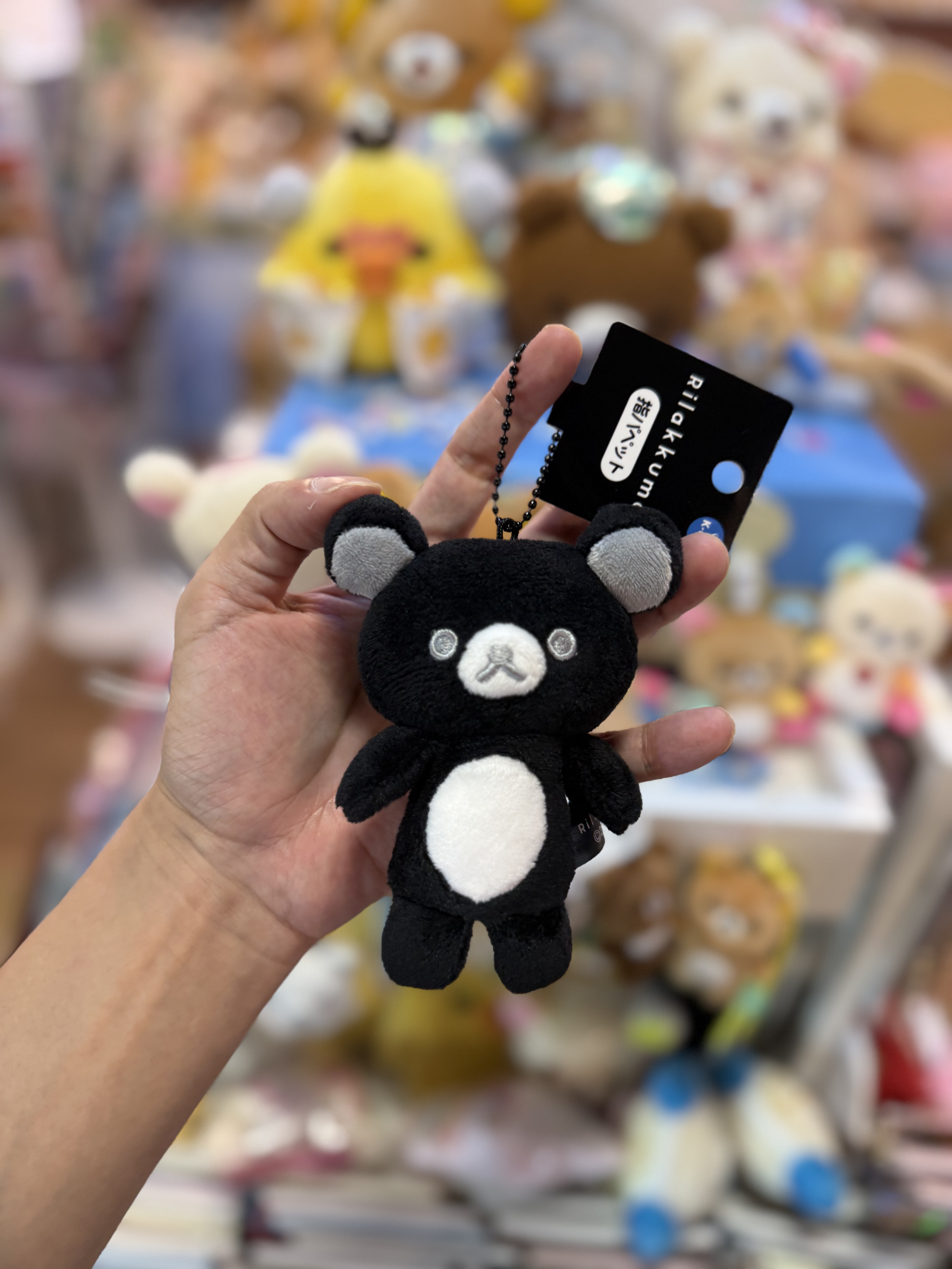 《現貨》全新Rilakkuma黑白造型指偶掛飾
