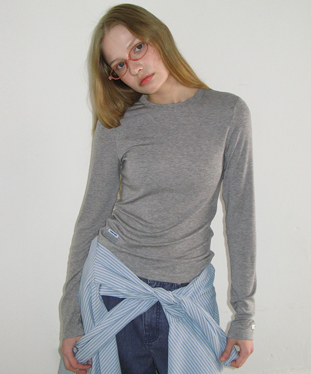 🇰🇷訂購｜ronron 26｜[SET] SOFT MINI LABEL LONG SLEEVE 9色 