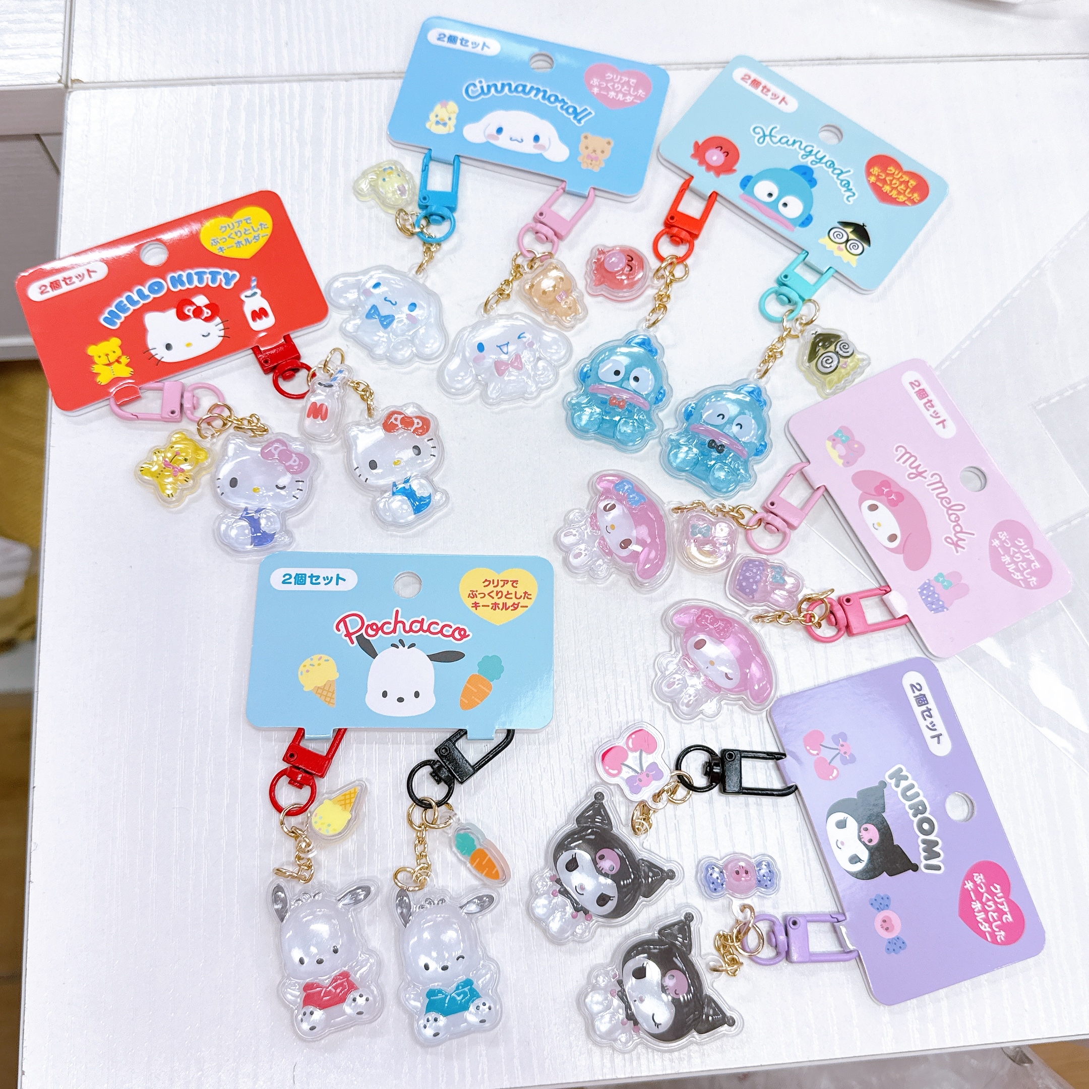 日本直送Sanrio立體對裝匙扣