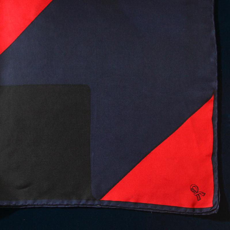 1980s VIntage Roberta Di Camerino Made in Italy Colour Patch Scarf (FD030)