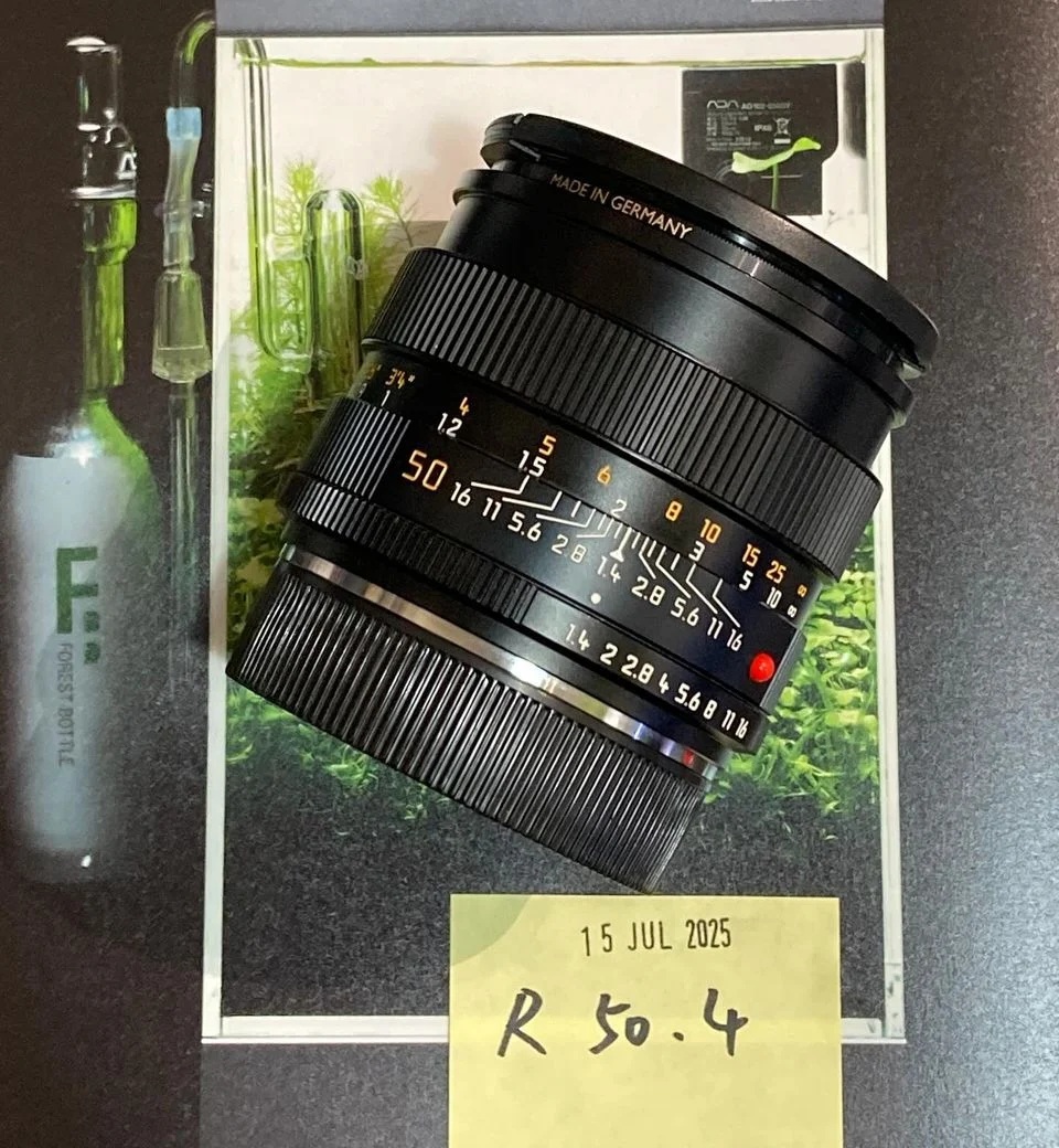 Repair Cost Checking For LEITZ Leica Summilux-R 50mm F/1.4 E55 Ver.II V2 Lens Cleaning, Aperture Repairment And Lens Crash 抹鏡清潔、光圈維修、重新組裝等維修報價