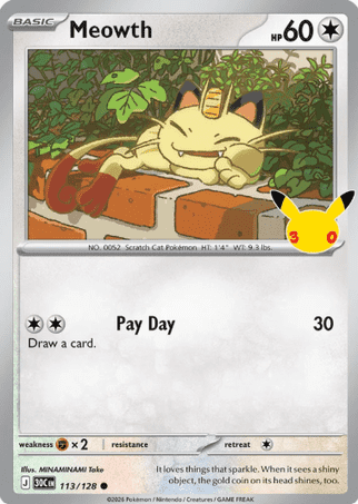 Pokemon TCG 30th Celebration - Single Card List 