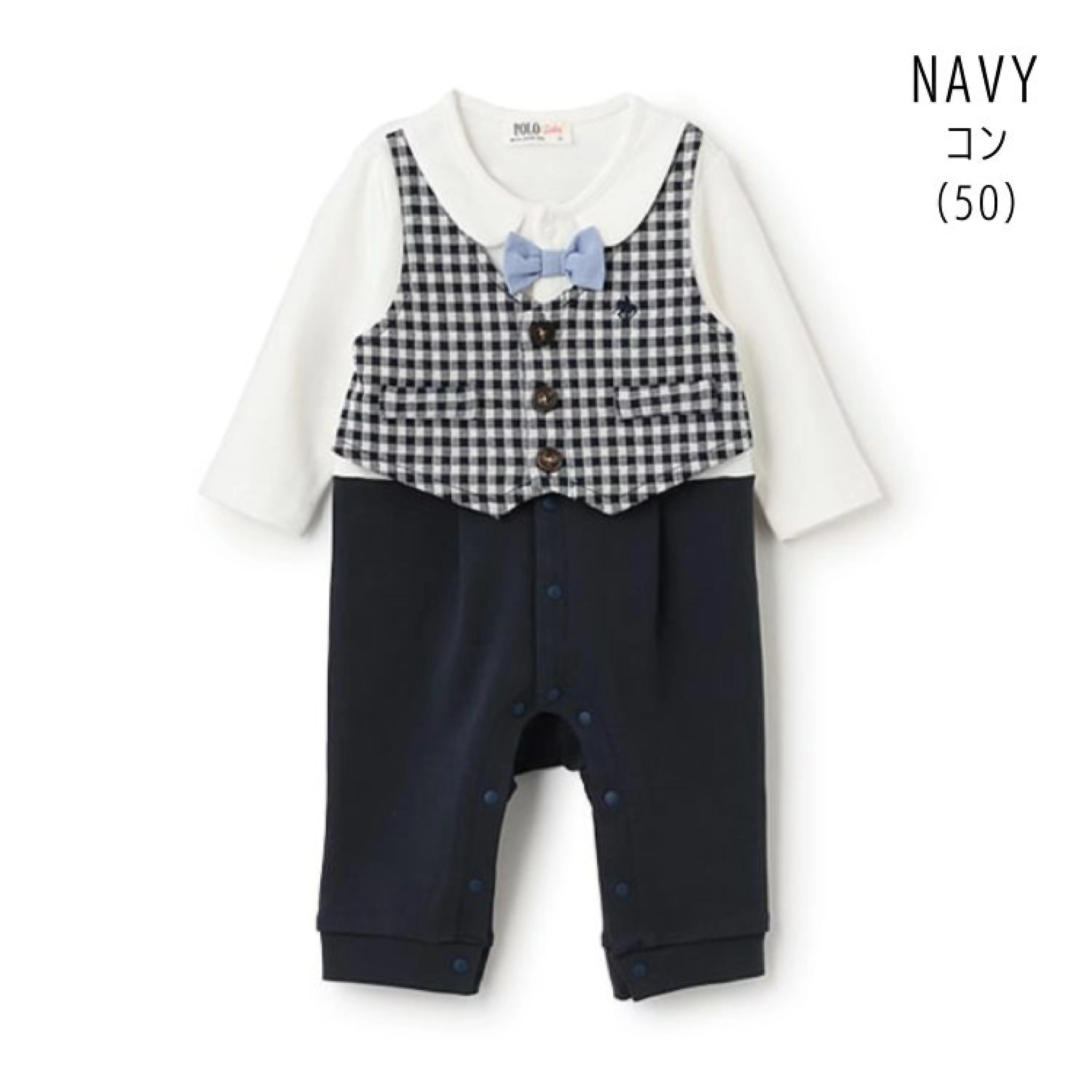 ･ᴗ･Polo Baby 連身長袖燕尾服
