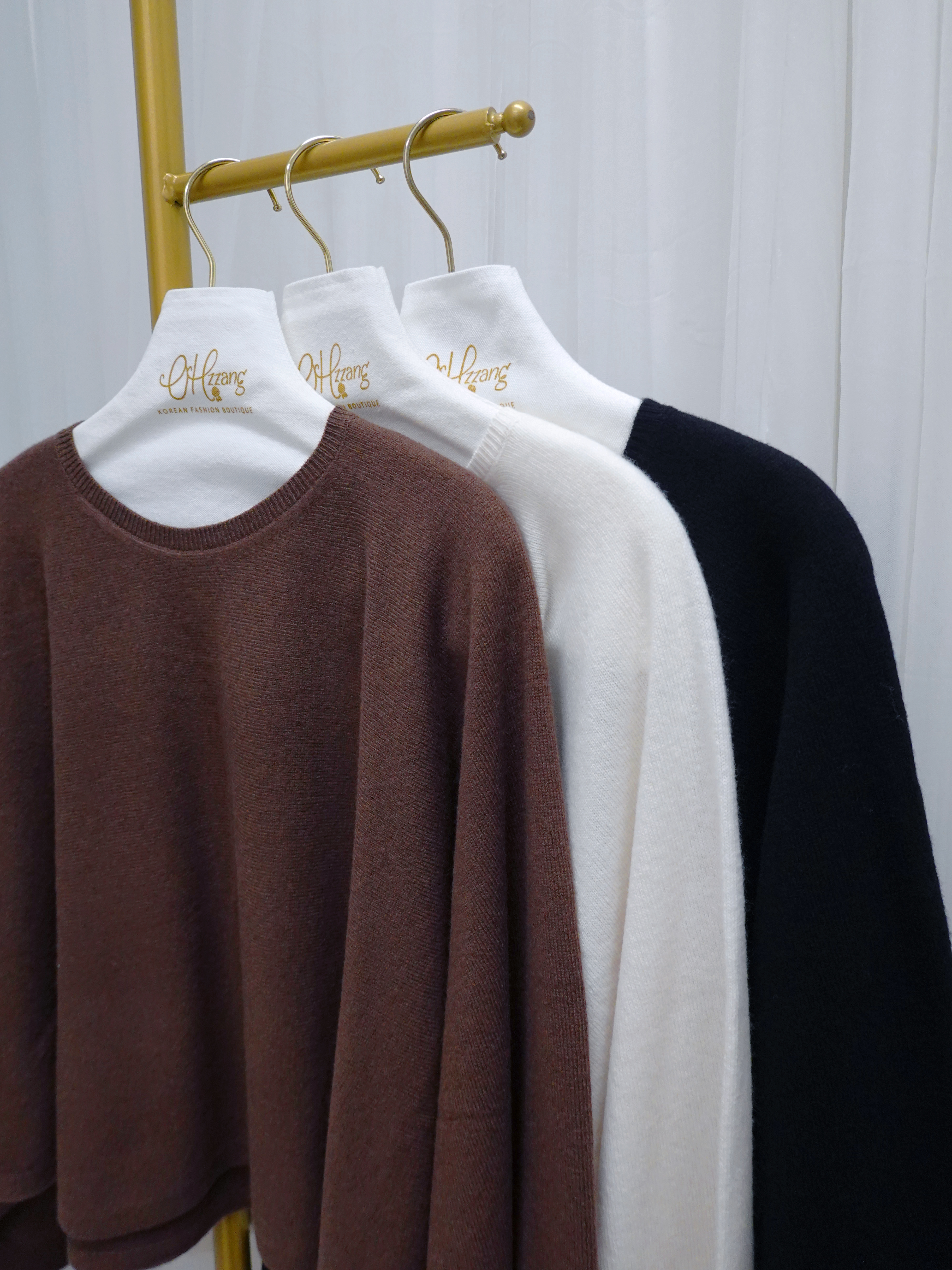 TOP09_09 超細羊毛蝙蝠袖短knit (3色)