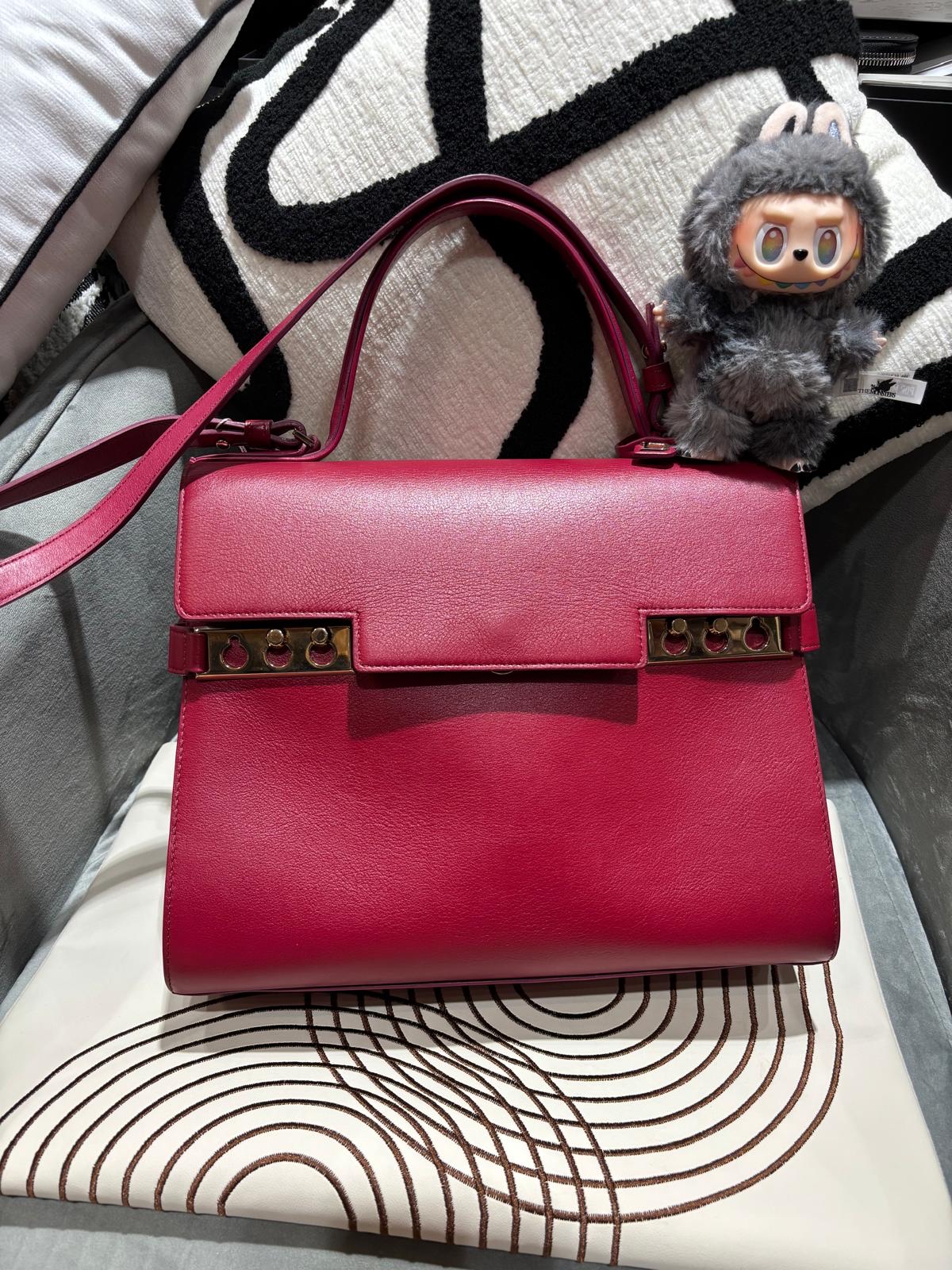 Delvaux Tempete GM 2Way Bag Calfskin 100%Authentic, 98%New ✅Mirror 