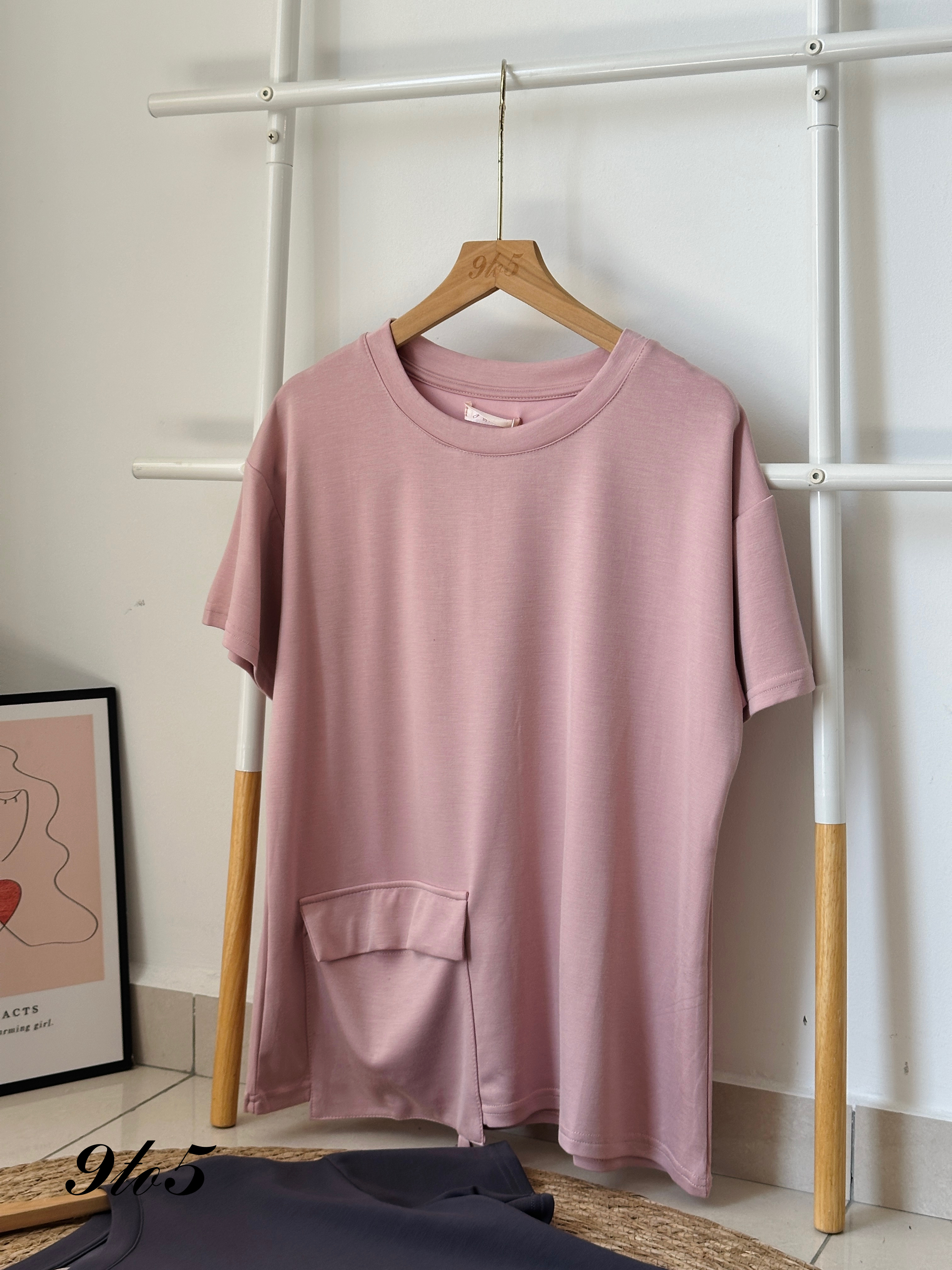 T3946 Short Sleeve Pocket Tee - 3 Colors