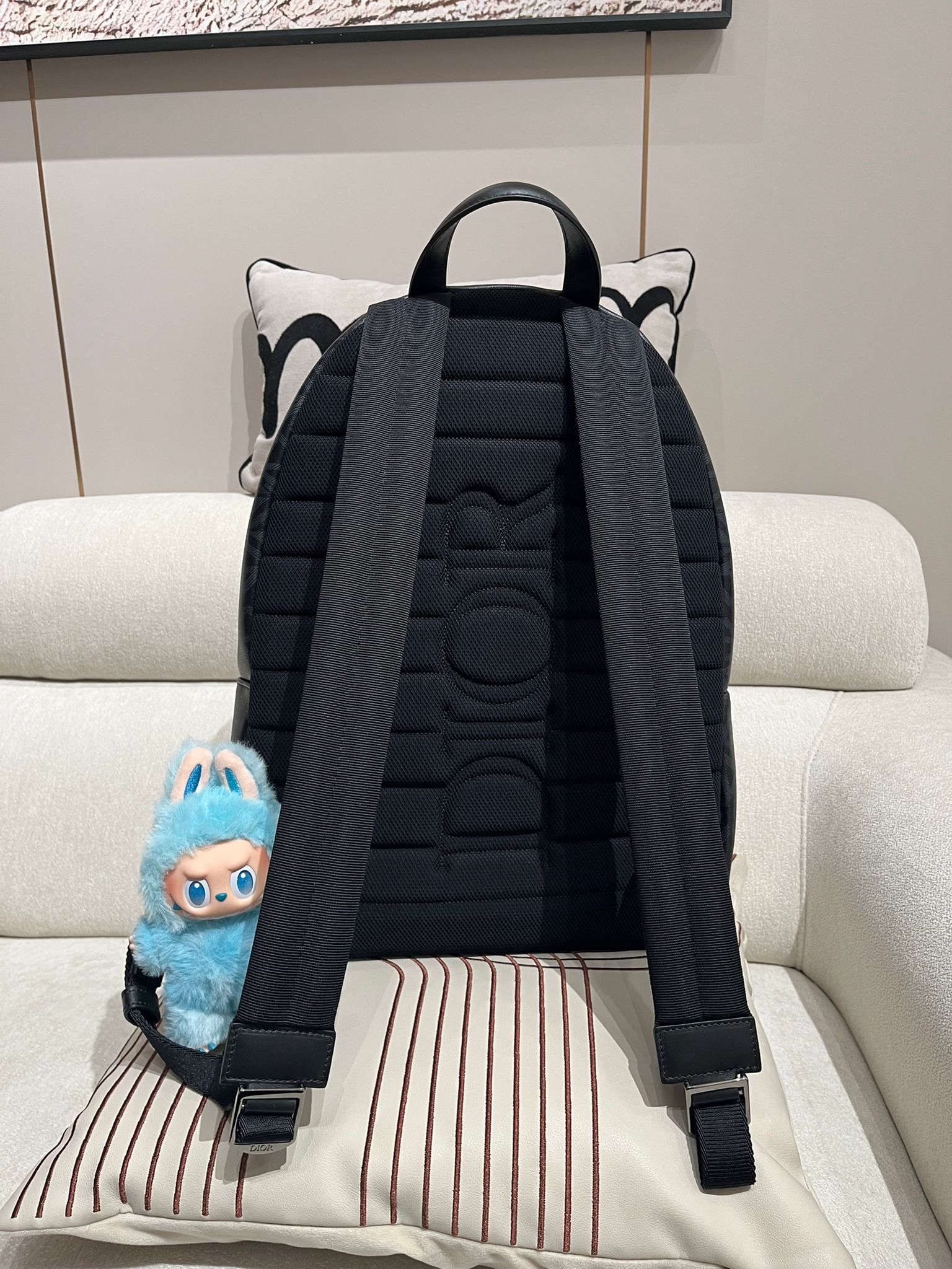 未使用品 Dior Diamond Backpack Black 100%Authentic, Unused ✅證書✅Dust bag