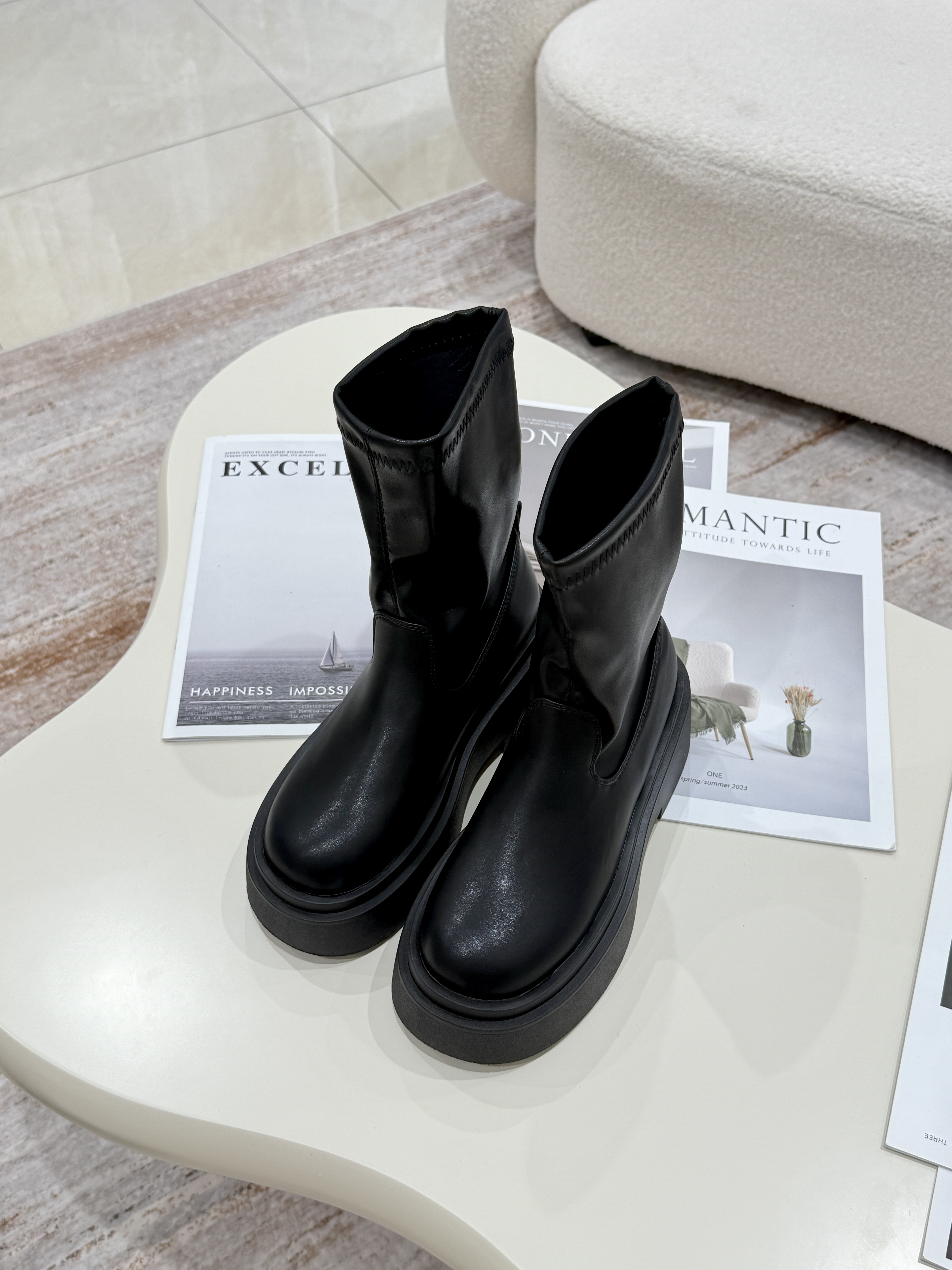 TA17 秋冬中筒靴