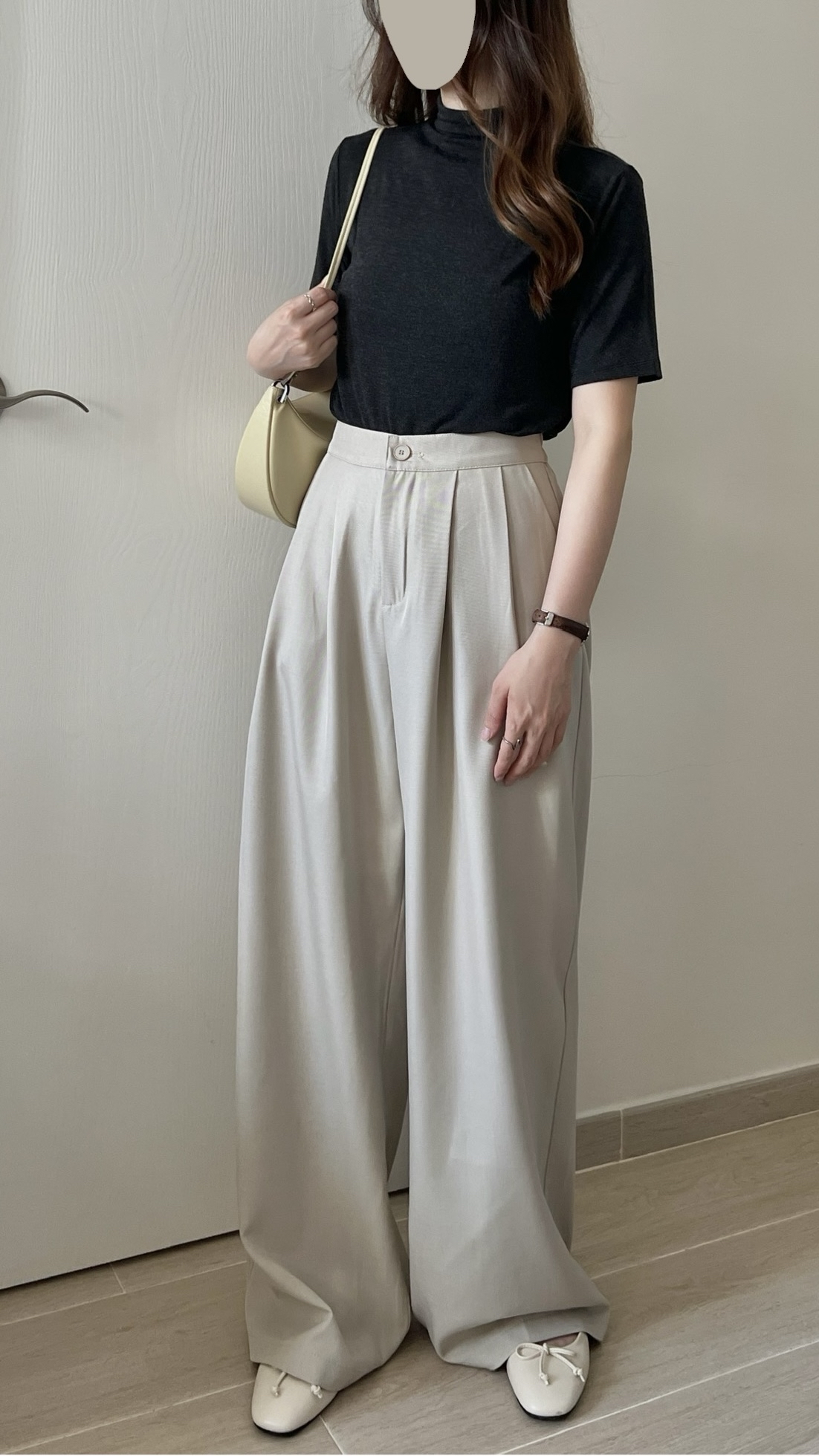 彈性好樽領薄tee 日常款 現貨