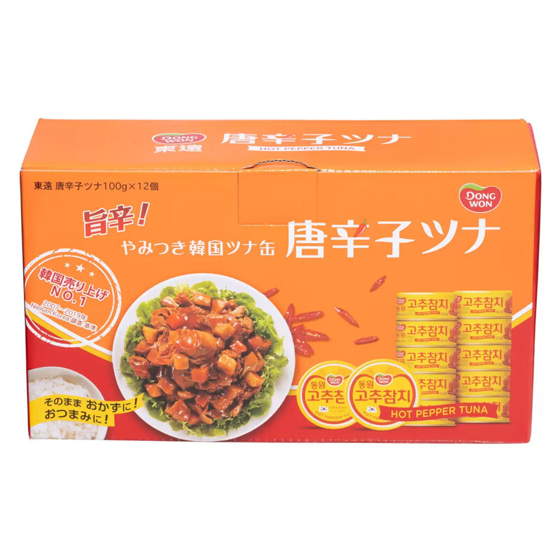 日本🇯🇵Costco快閃 🌟本週特價🌟Costco代購  Dongwon 辣椒鮪魚 100g x 12 罐 （1200g) 