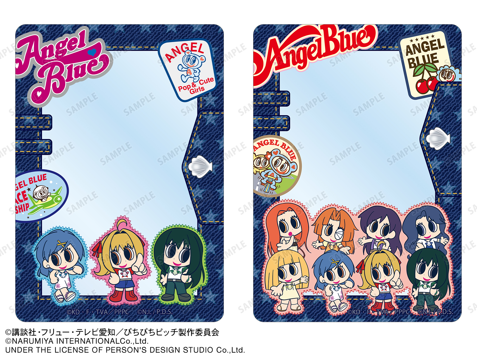 《Pre-Order》ANGEL BLUE B8 硬質卡套｜唱K小魚仙 Pichi Pichi Pitch X ANGEL BLUE (26PP14-P)