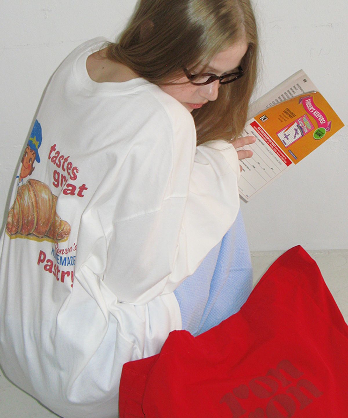 🇰🇷訂購｜ronron 26｜VINTAGE CROISSANT OVER FIT LONG SLEEVE 3色 