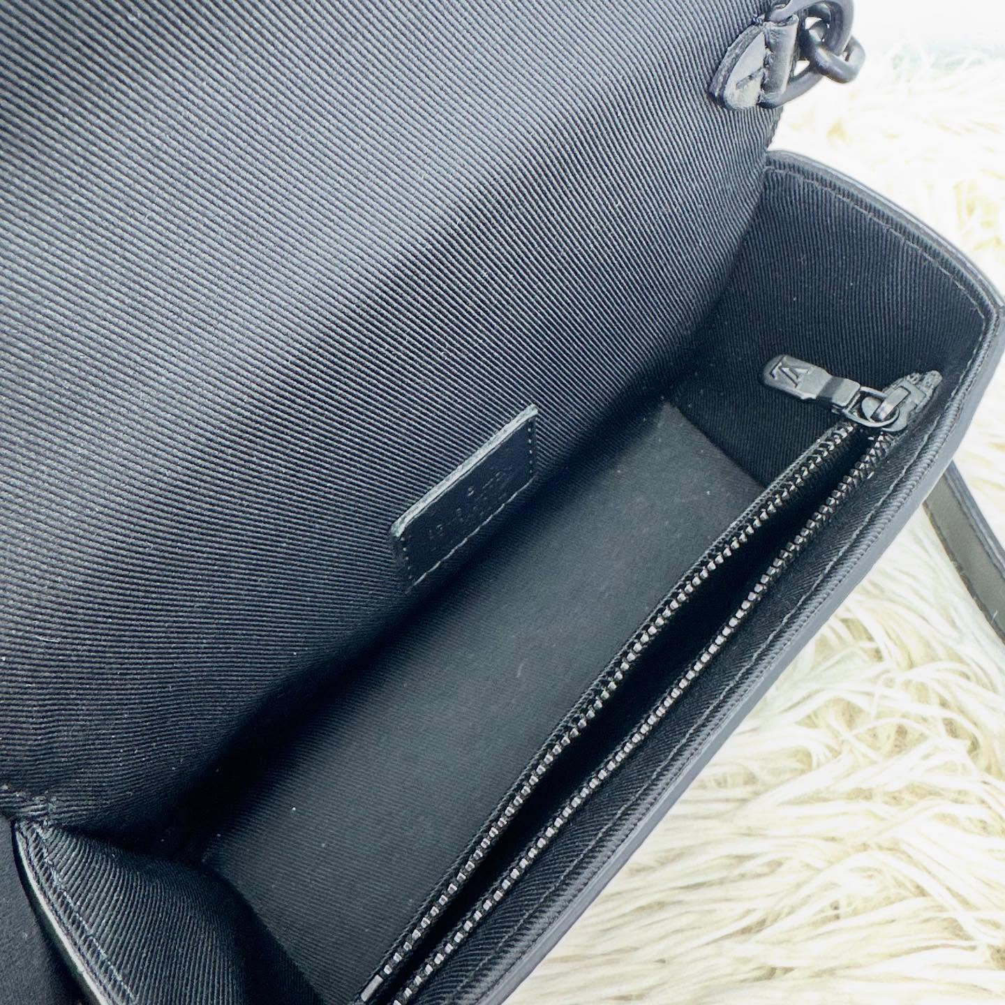 LV 🤍PRE OWNED 黑色老花 Steamer 晶片款 2024年全套有單🖤