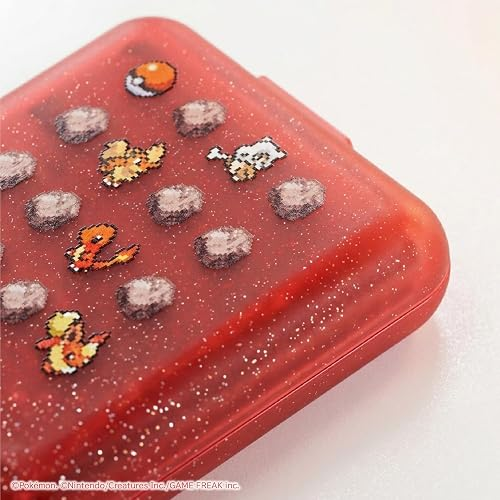 【預售 9月】SW2 HORI 遊戲卡收納盒 (24枚) [寶可夢像素風紅] / Card Case (24pcs) [Pokemon Pixel Art Red] NSX-188 PO0969