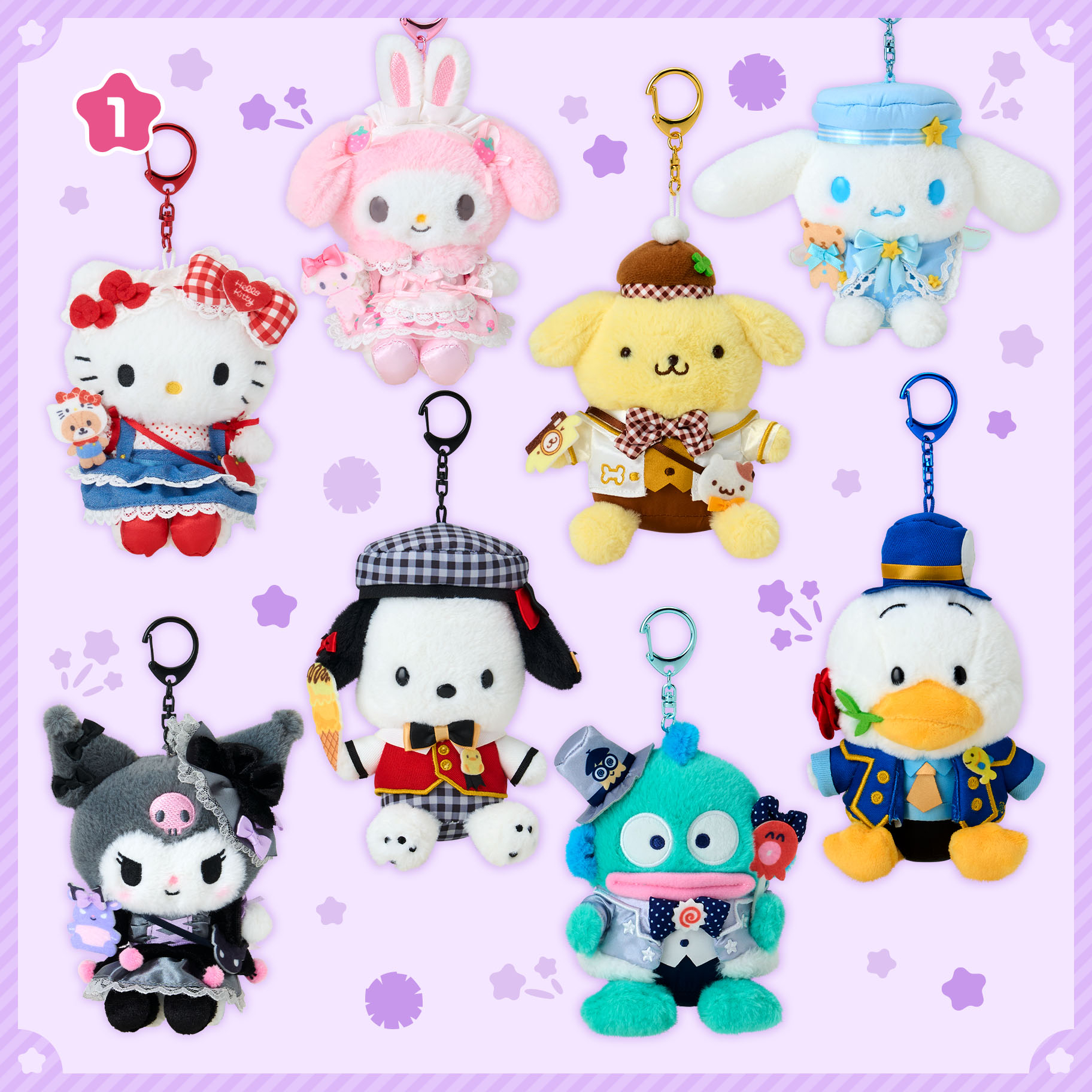 日本預訂📍日本Sanrio 2026人物大賞第四彈系列 - 公仔/斜咩袋/貼紙/卡簿/盲盒 13/5日本開售