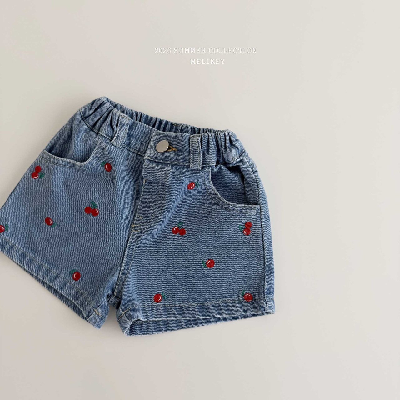 Mini Cherry Denim Shorts