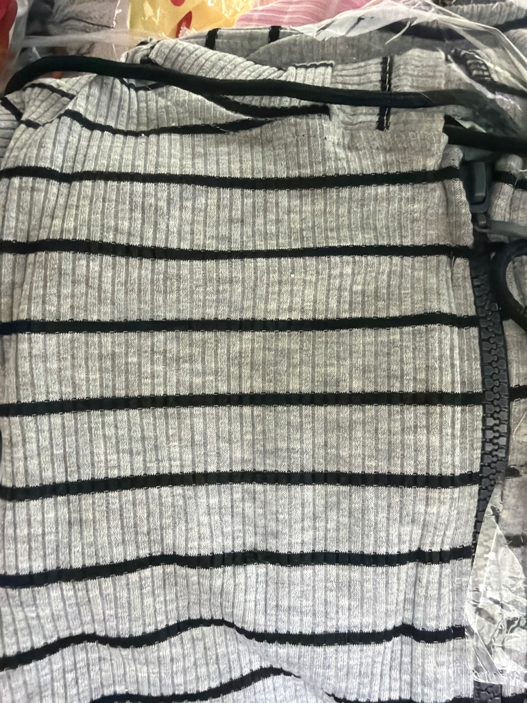 條紋家居服套裝，三件套