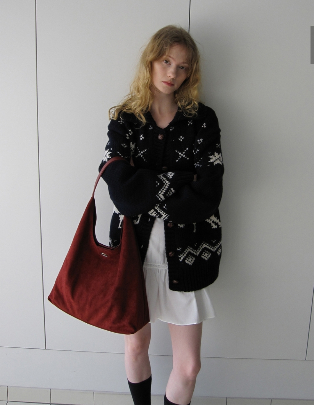 Dumaro Merci Suede Shoulder bag