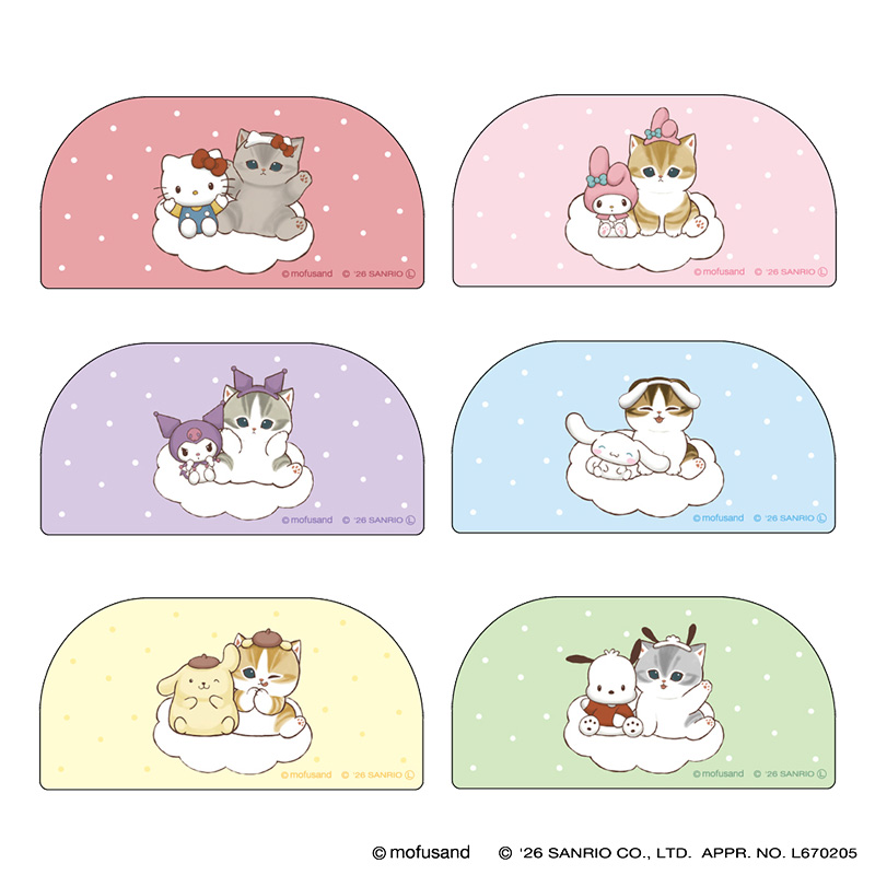 日本預訂📍Mofusand貓貓 x Sanrio系列第三彈 - 夾仔 17/4日本開售