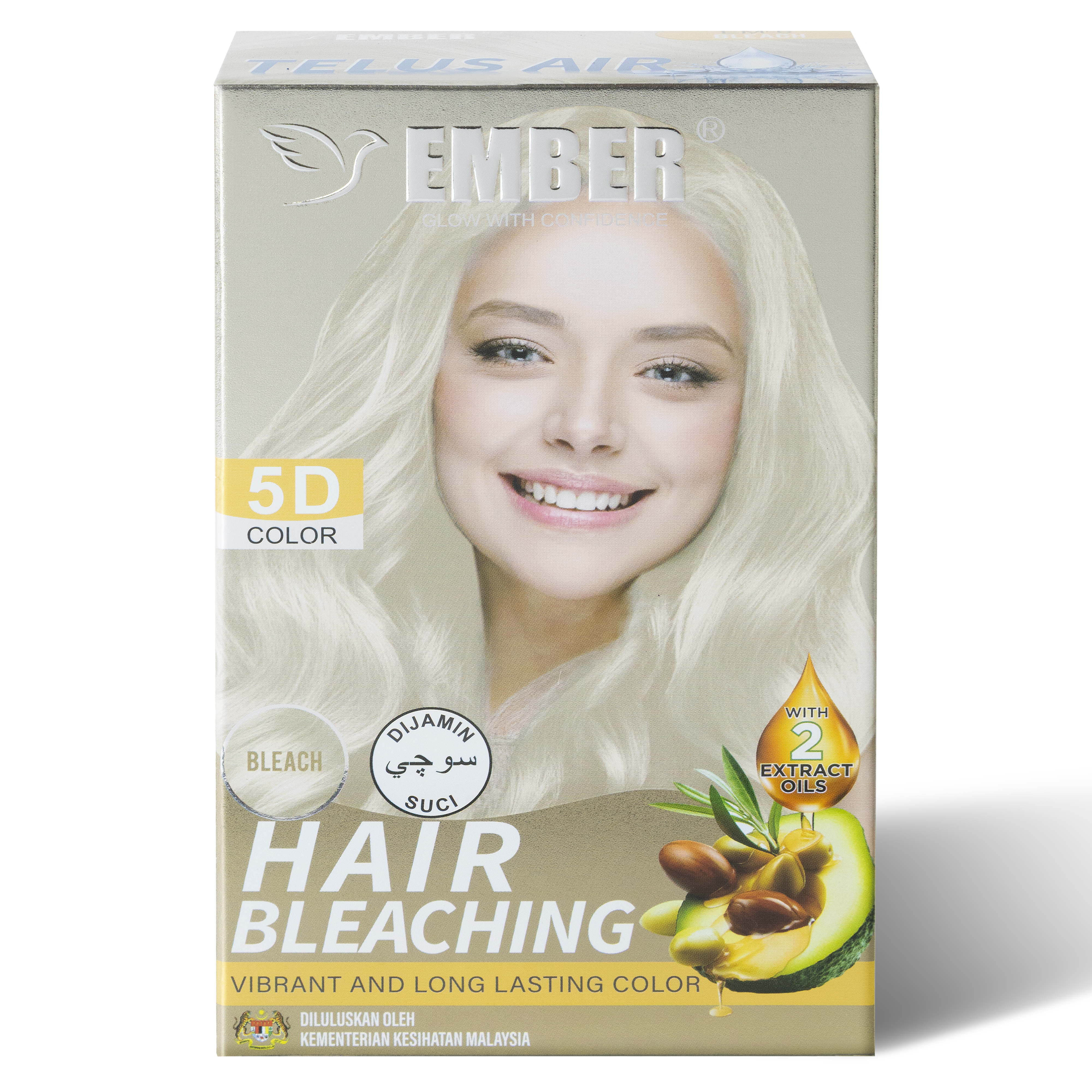 EMBER Permanent Hair Color 45ML / EM-6 / HAIR BLEACH