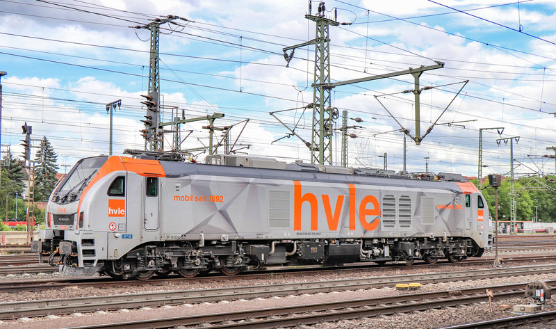 Sudexpress N比例 STADLER Euro Dual locomotive BR 159 of the HVLE （電腦花紋） Analog模擬