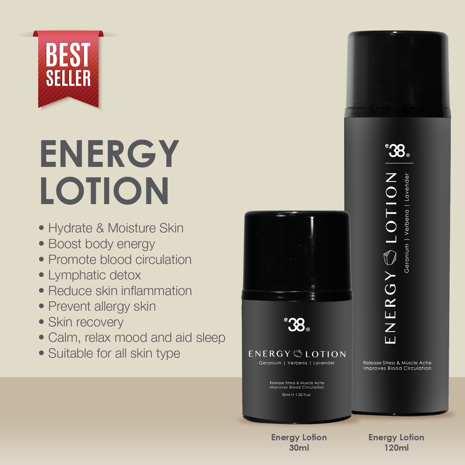 Energy Vital Travel Pack (Vital Soap + Energy Lotion + Hair Lotion)