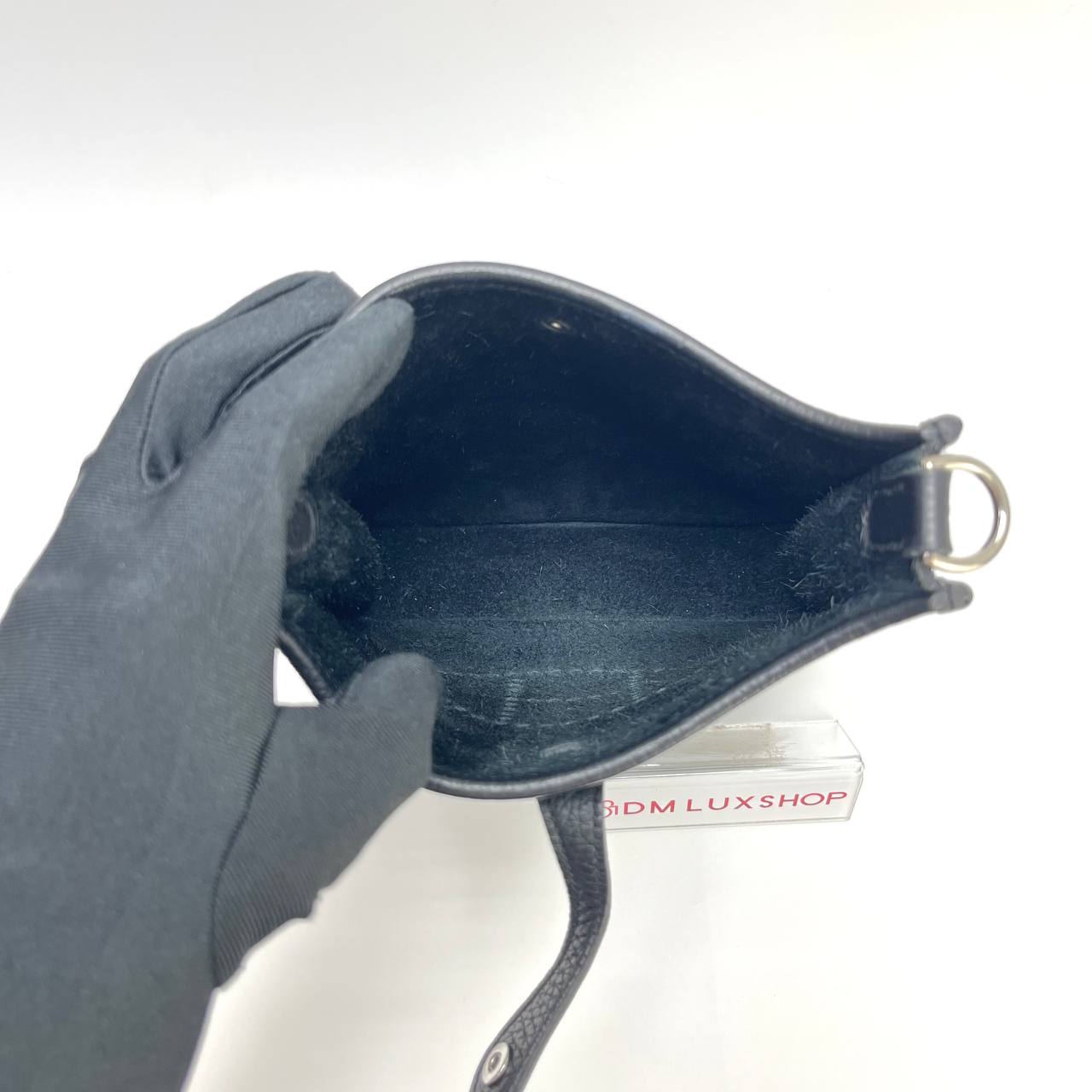 Hermes Mini Evelyne Black PHW (Stamp B , Year 2023)