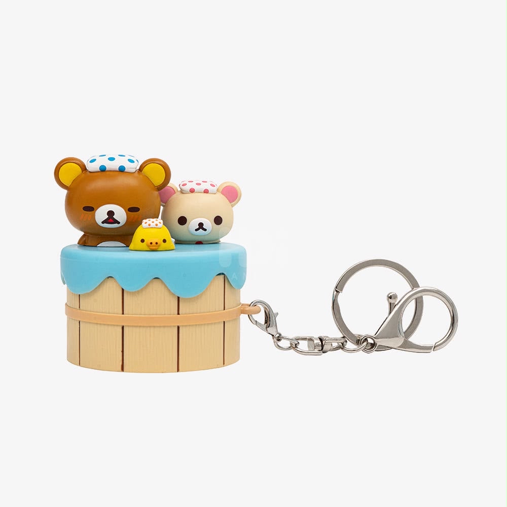 《預訂貨品》全新韓國限定 Rilakkuma 澡堂系列匙扣