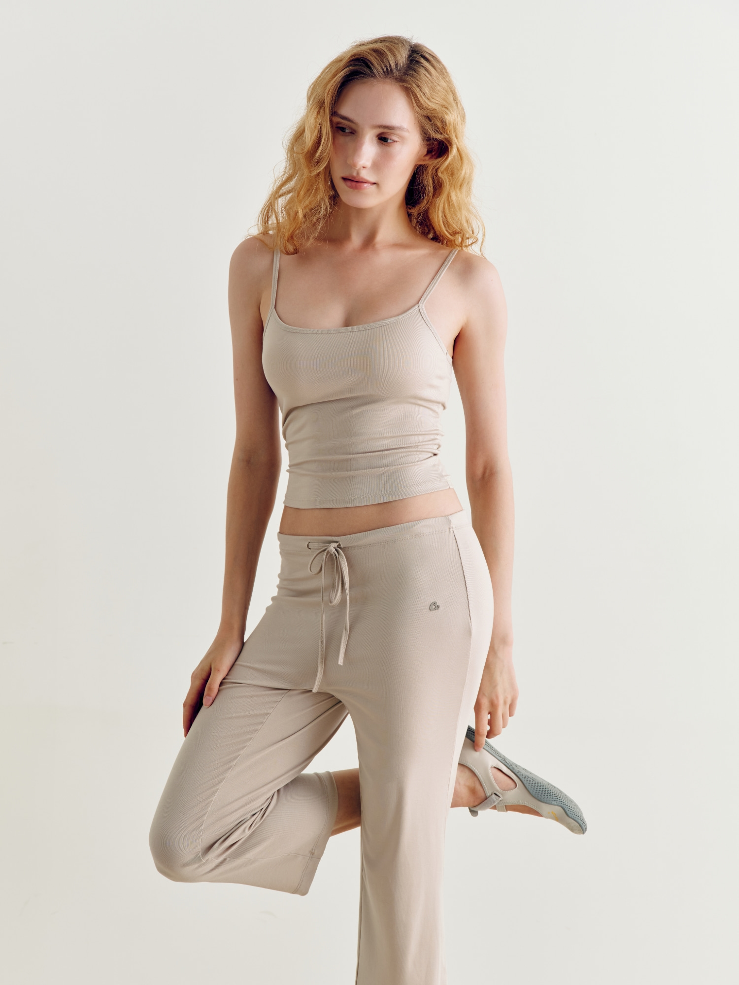 【經典 Round Line Bra Top】預購_Satva Cap Built-in Sleeveless by Conch