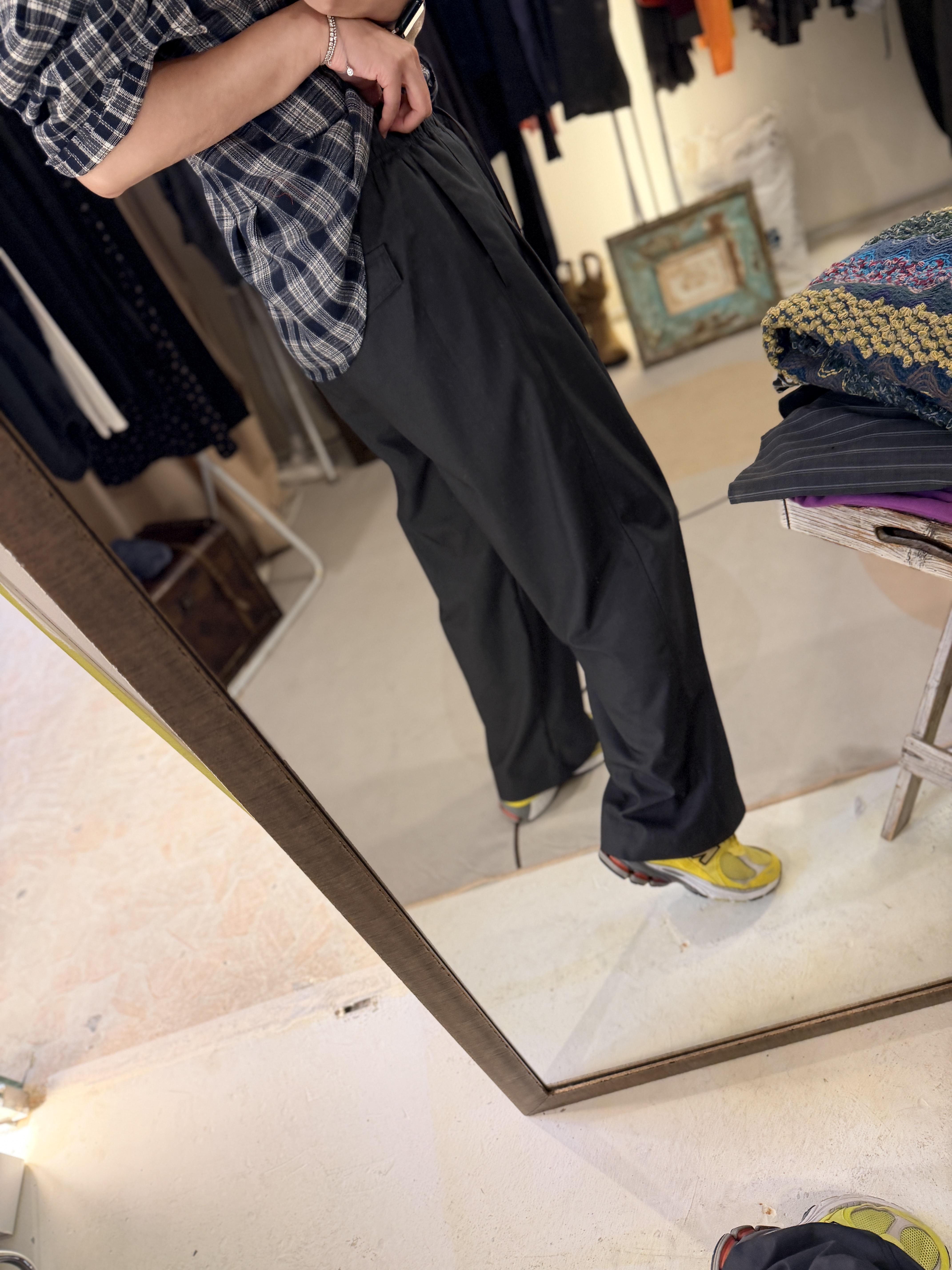 Elastic waist pants
