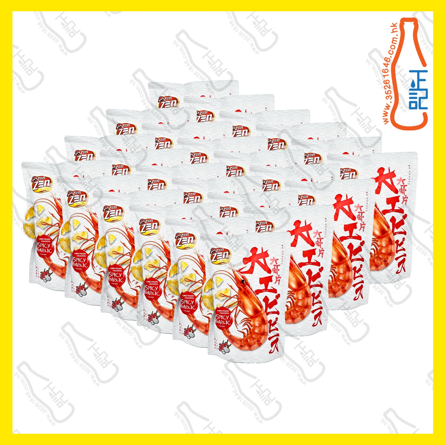 ==IFI1279 Zen 辣味蒜香大蝦片50g x【24包】/份