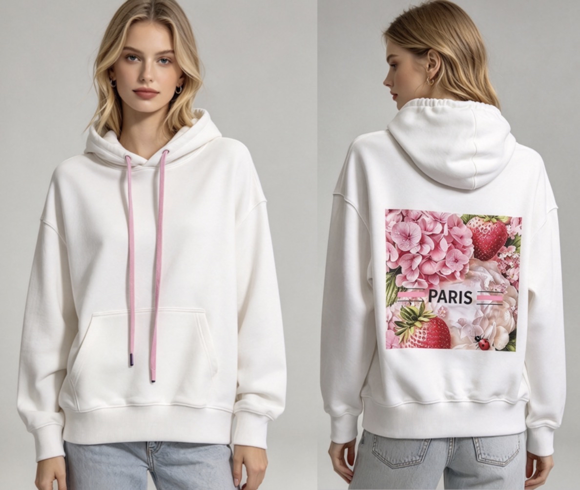 ［訂購］A029 Lilac Bear Paris Hoodie