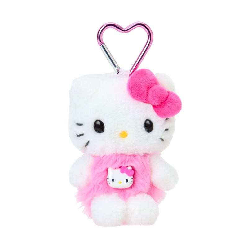 現貨｜Sanrio Hello Kitty 精彩的串珠系列 日版 吊飾 毛公仔 連心形扣 (76681-0)