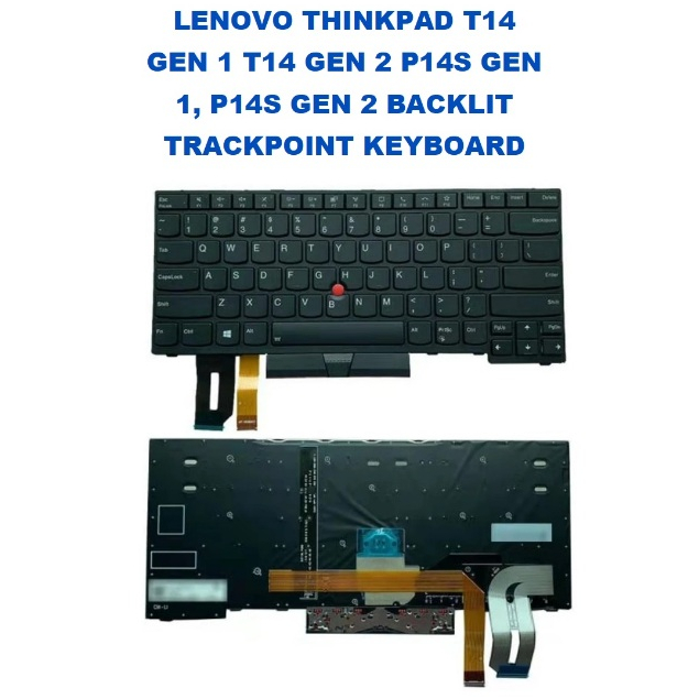 DSLA REPLACEMENT LAPTOP KEYBOARD Lenovo Thinkpad P14s G2 T14 Gen2 Laptop 5N21B08377 5N21B08406 5N21B08378