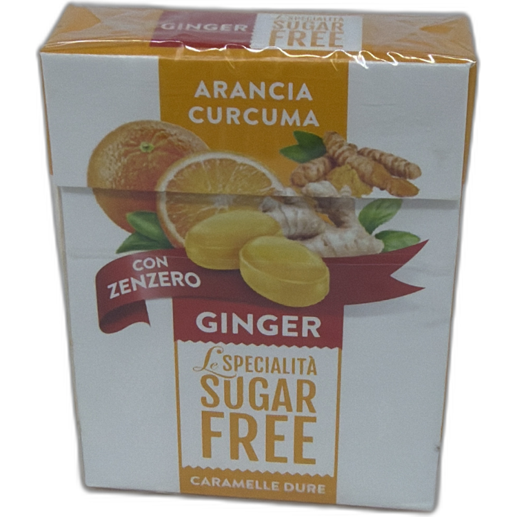 意大利無糖香橙雙薑糖